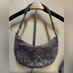 PINKY Elegant Patterned Leather Shoulder Bag